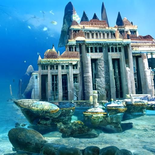 The Grand Library in Atlantis