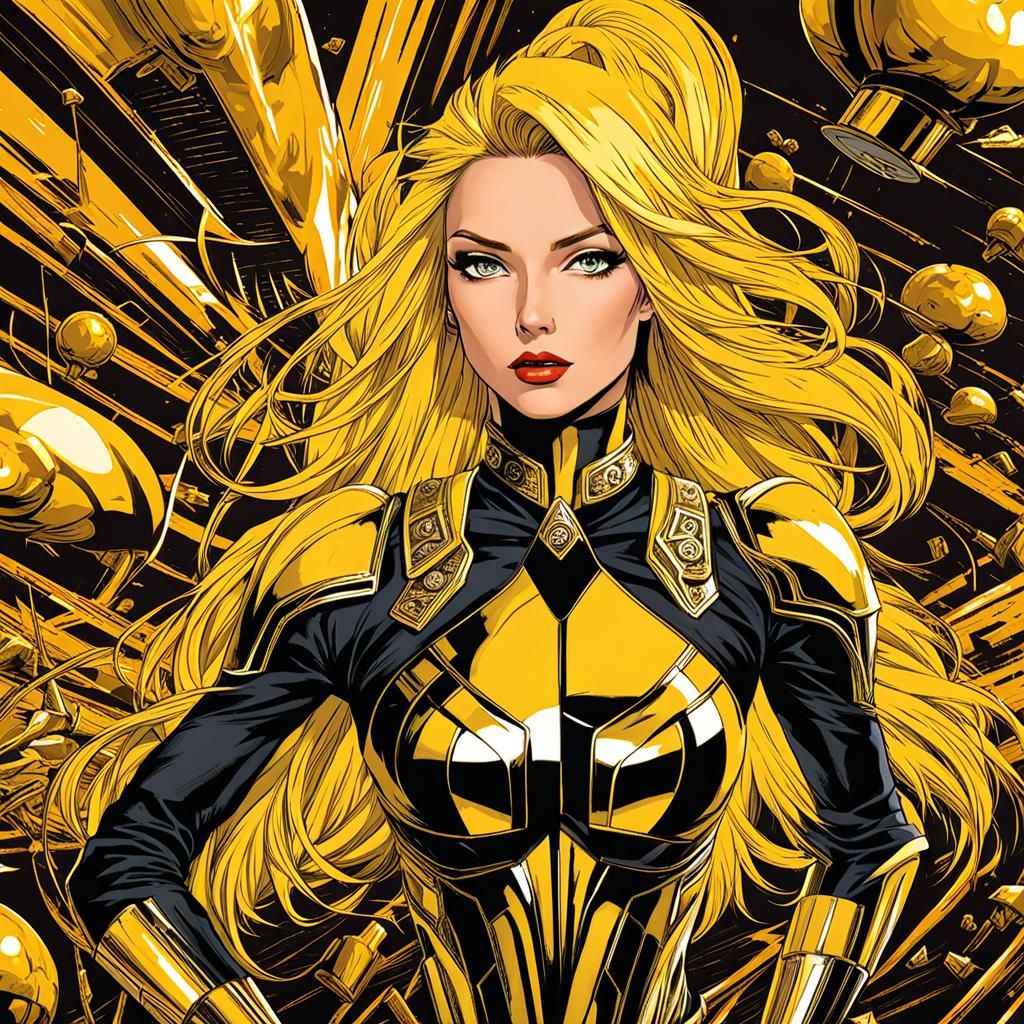 AI Interpretation of 'Blonde Invasion'