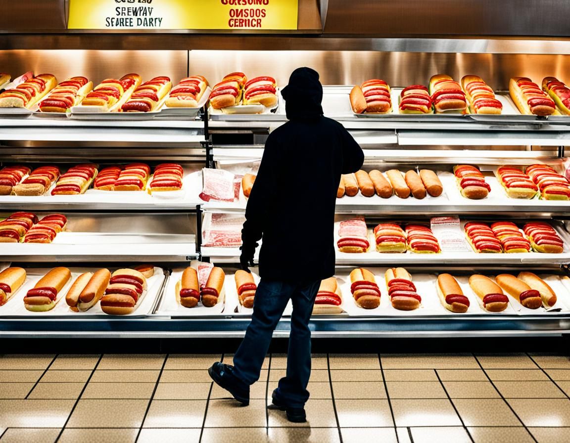 Anonymous Ray Steals Hot Dogs at Safeway