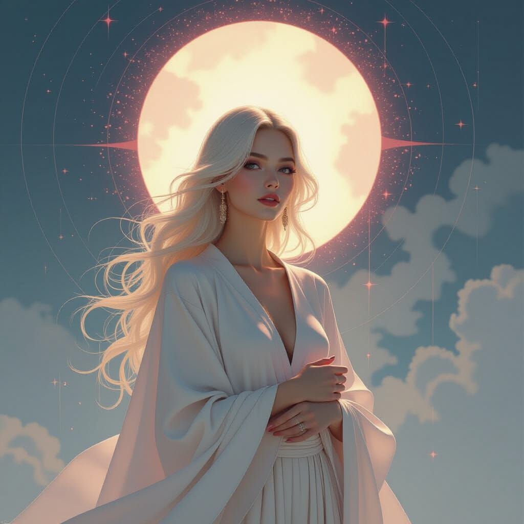 Ethereal Spirit in Dreamy, Surreal Atmosphere