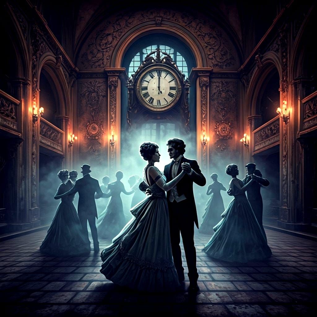 Spectral New Year's Eve Ball in Decaying Ballroom