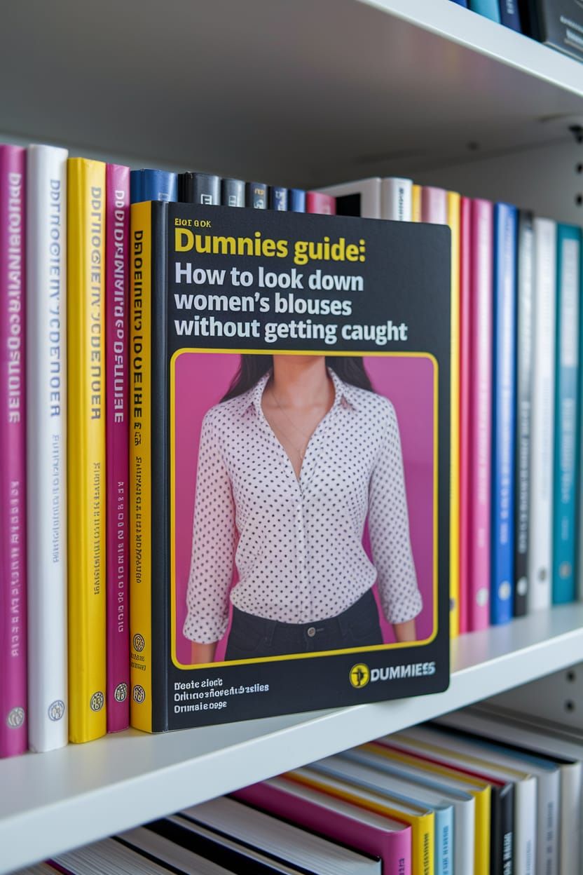 How to look down blouses book