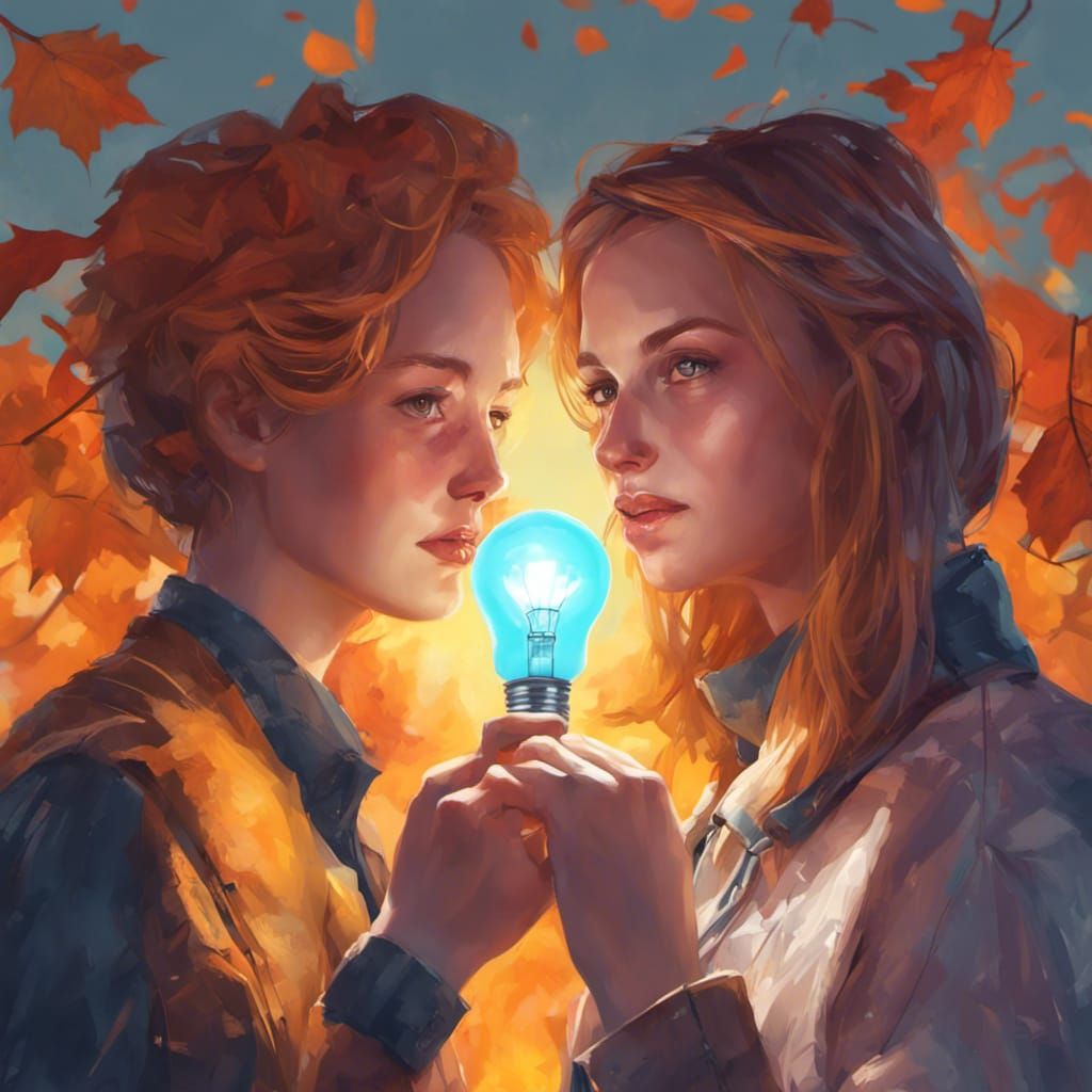 Luminous Future: Lightbulbs Unite in Digital Art