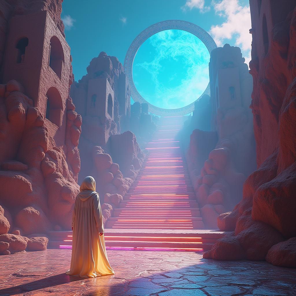 Martian Cityscape: A Stranger in a Strange Land