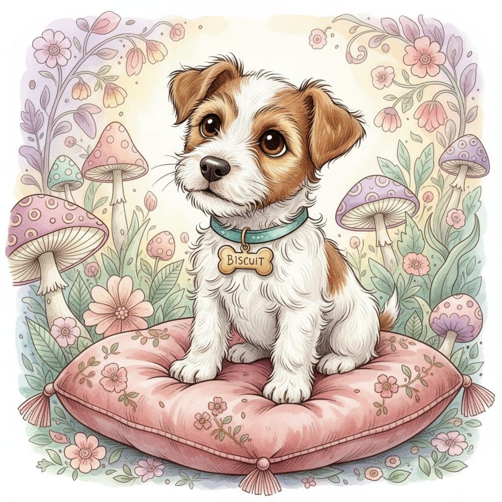 Russell terrier puppy