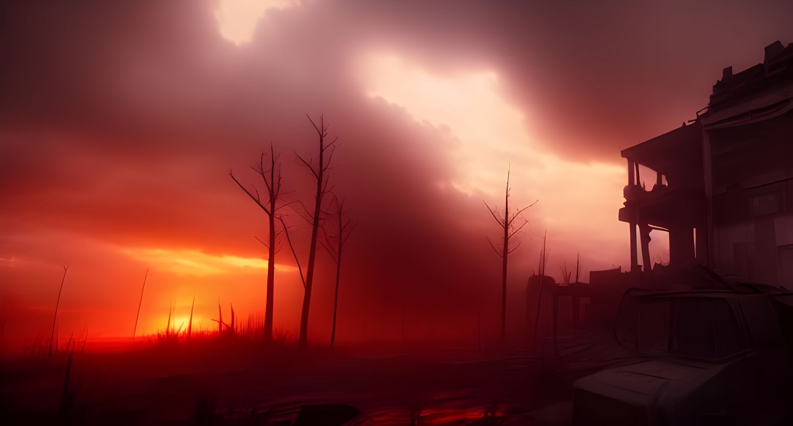 Apocalyptic Horror in Dynamic 3D Rendering