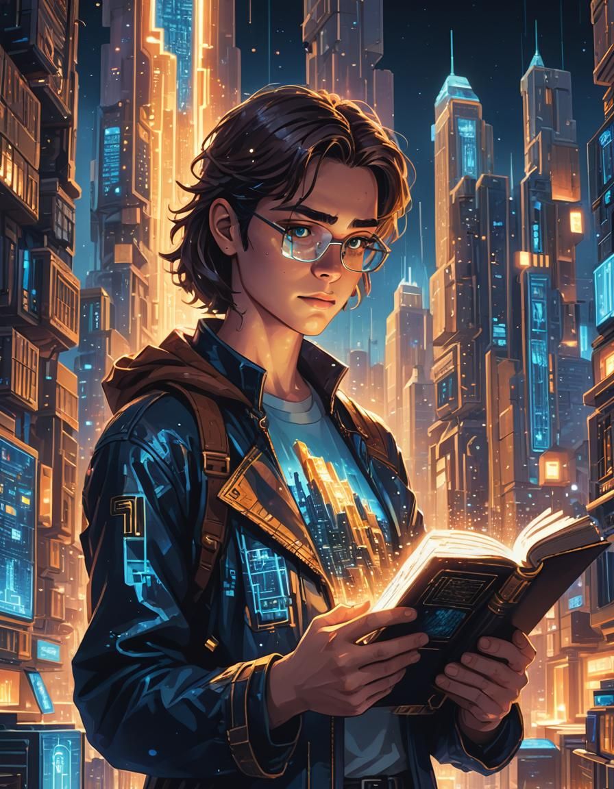 Pixel Art Book Reveals Futuristic Cityscape