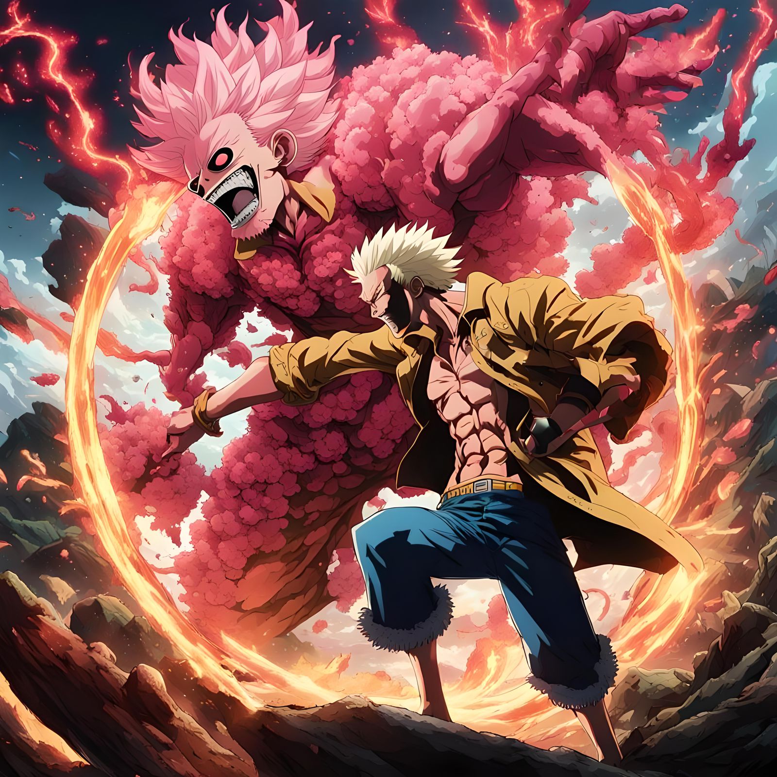 Old Vicious (Cowboy Bebop) vs. Old Donquixote Doflamingo (On...