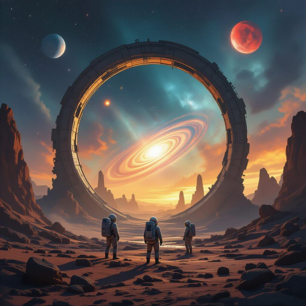 Astronauts Discover Ancient Portal to Galaxies