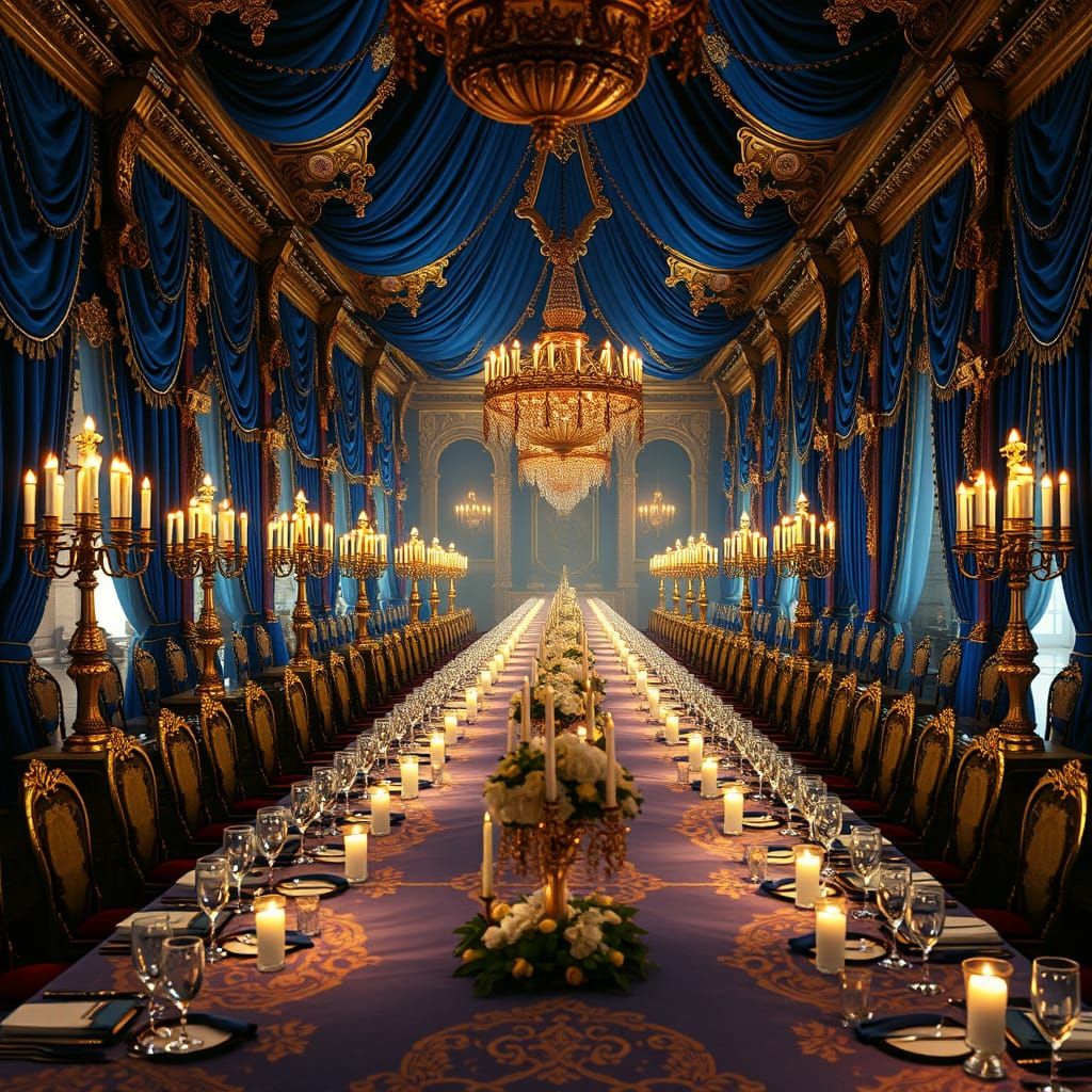 Regal Banquet in Golden Splendor