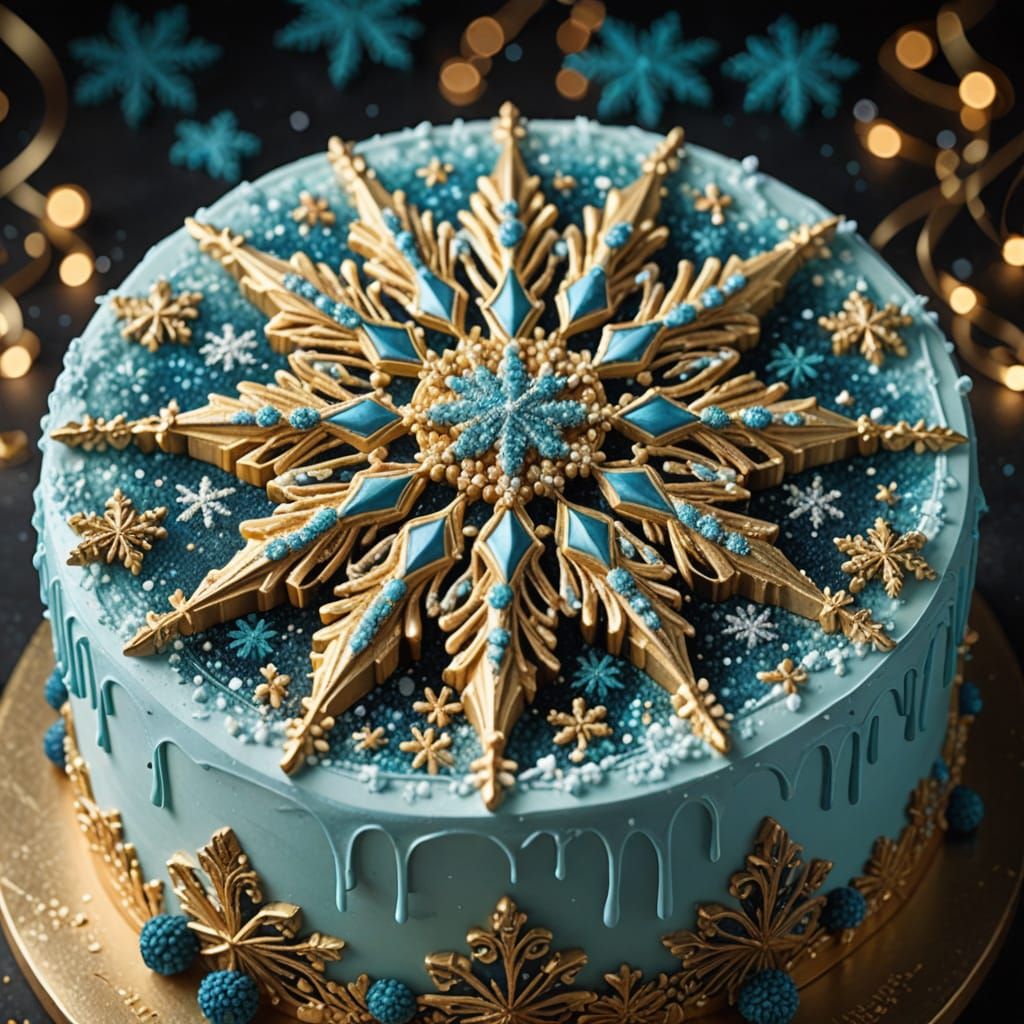 Magical Princess Birthday Cake in Hyperrealistic Style