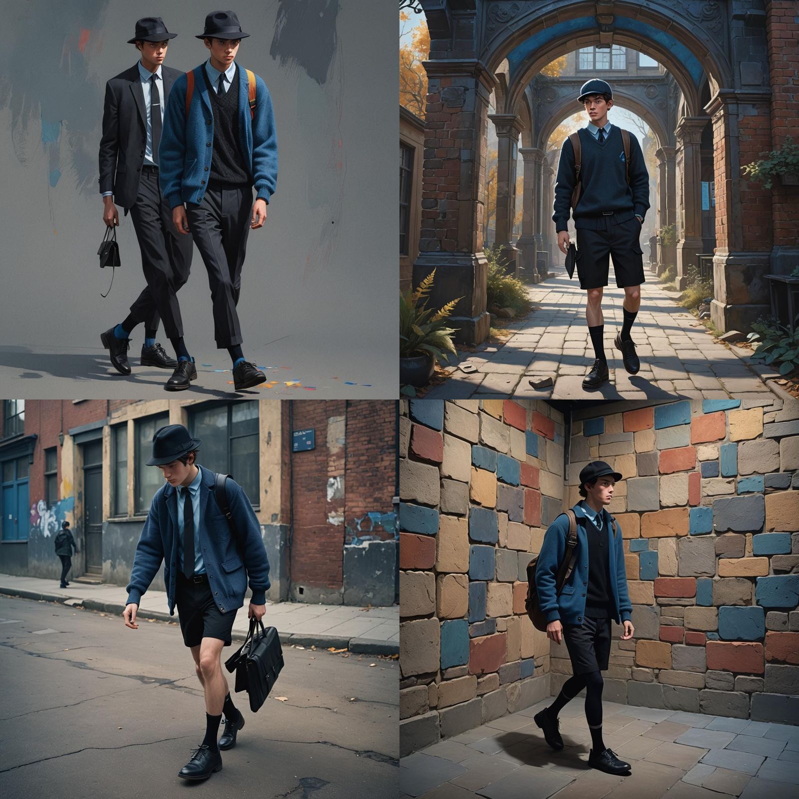 Man in Black Hat at Krag Academy: Splash Art