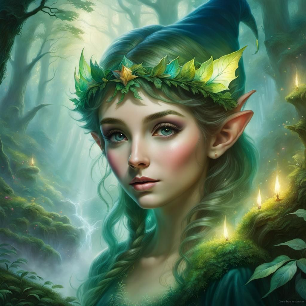 Elfie, guardian of the magical forest...🧝‍♂️🌳✨