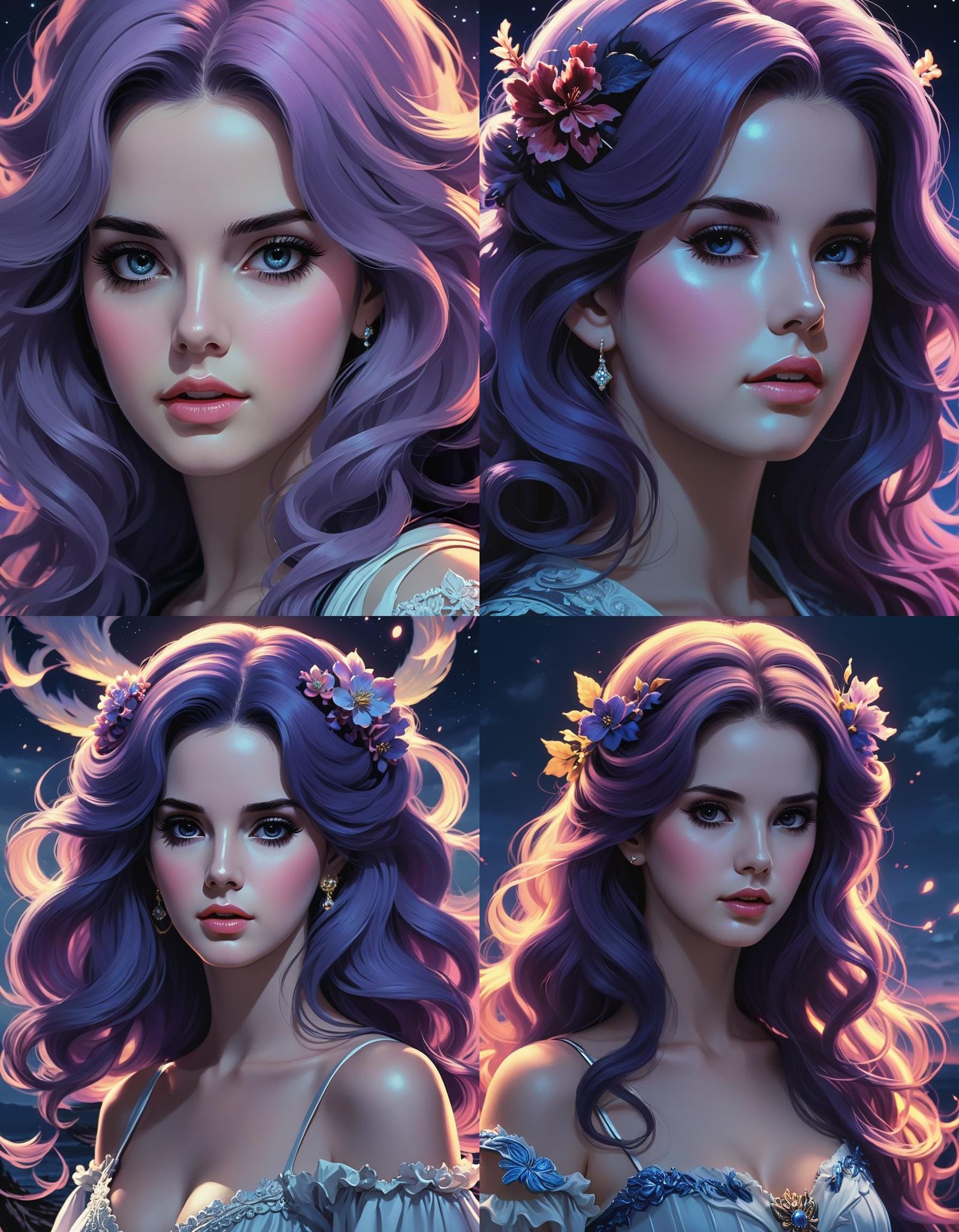 Gothic Portrait in Ayami Kojima Style