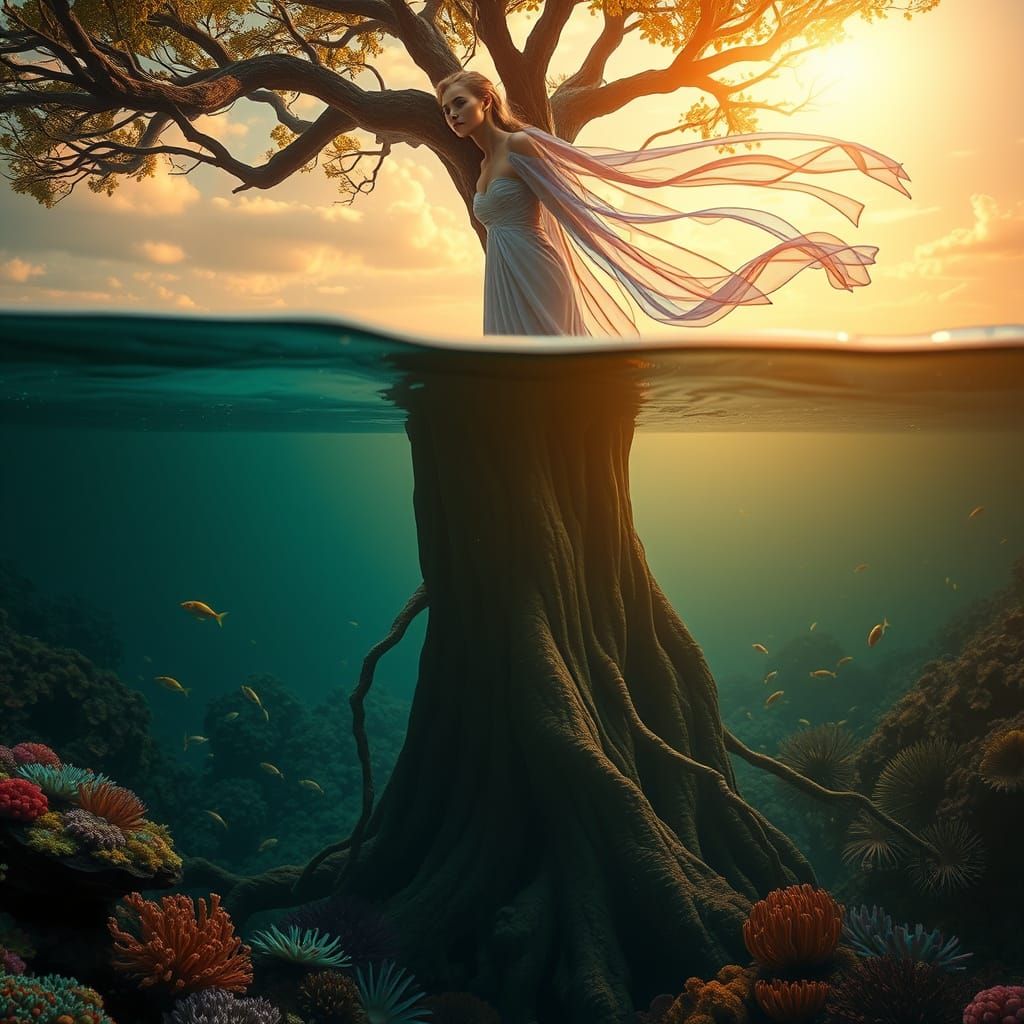 Underwater Dreamscape Meets Ethereal Realms in a Cinematic S...