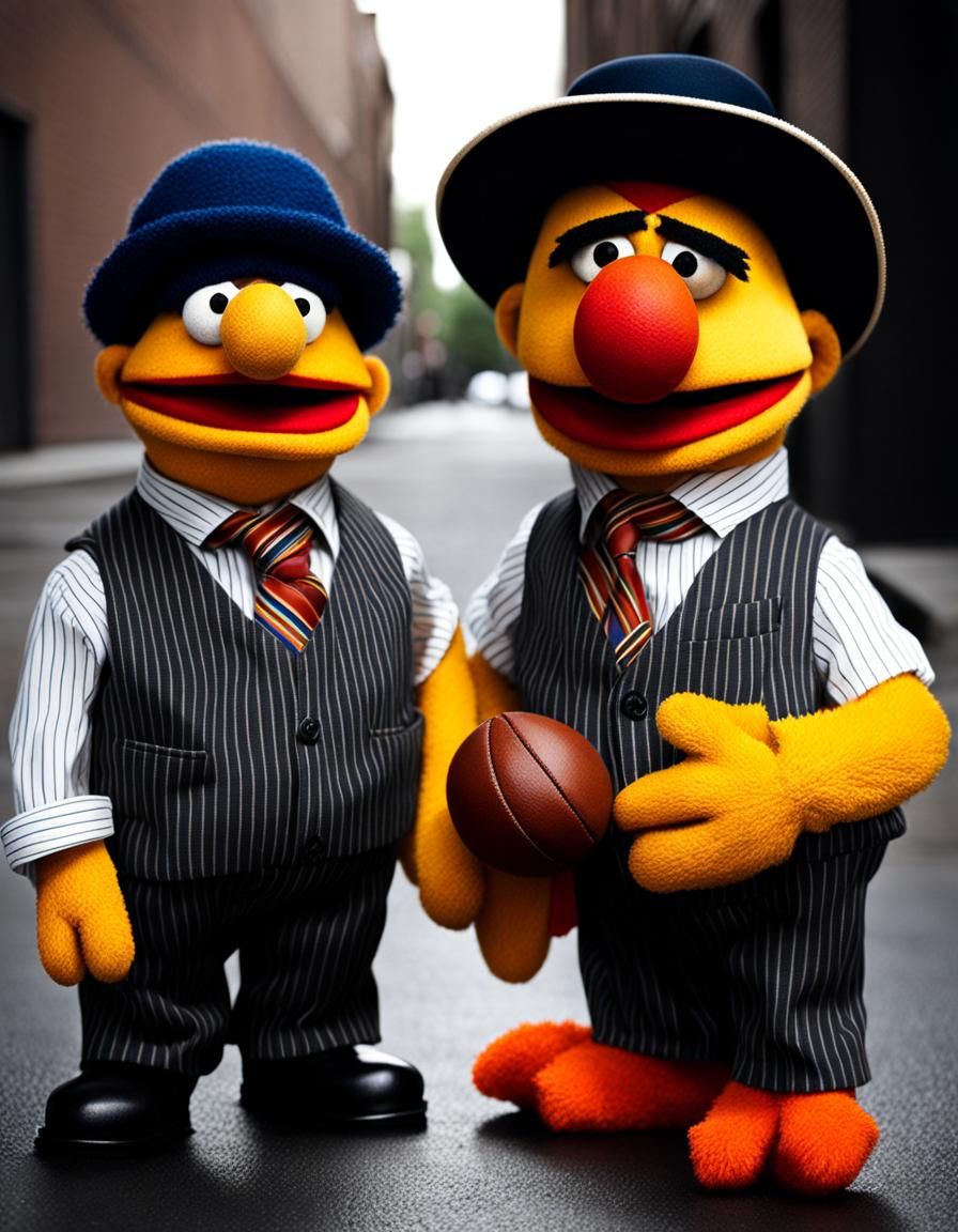 Gangster Bert and Ernie Image