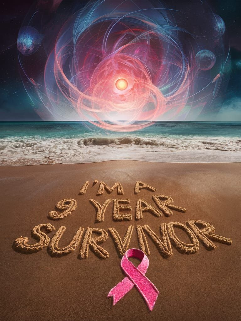 3D Message in Beach Sand: 9 Year Survivor