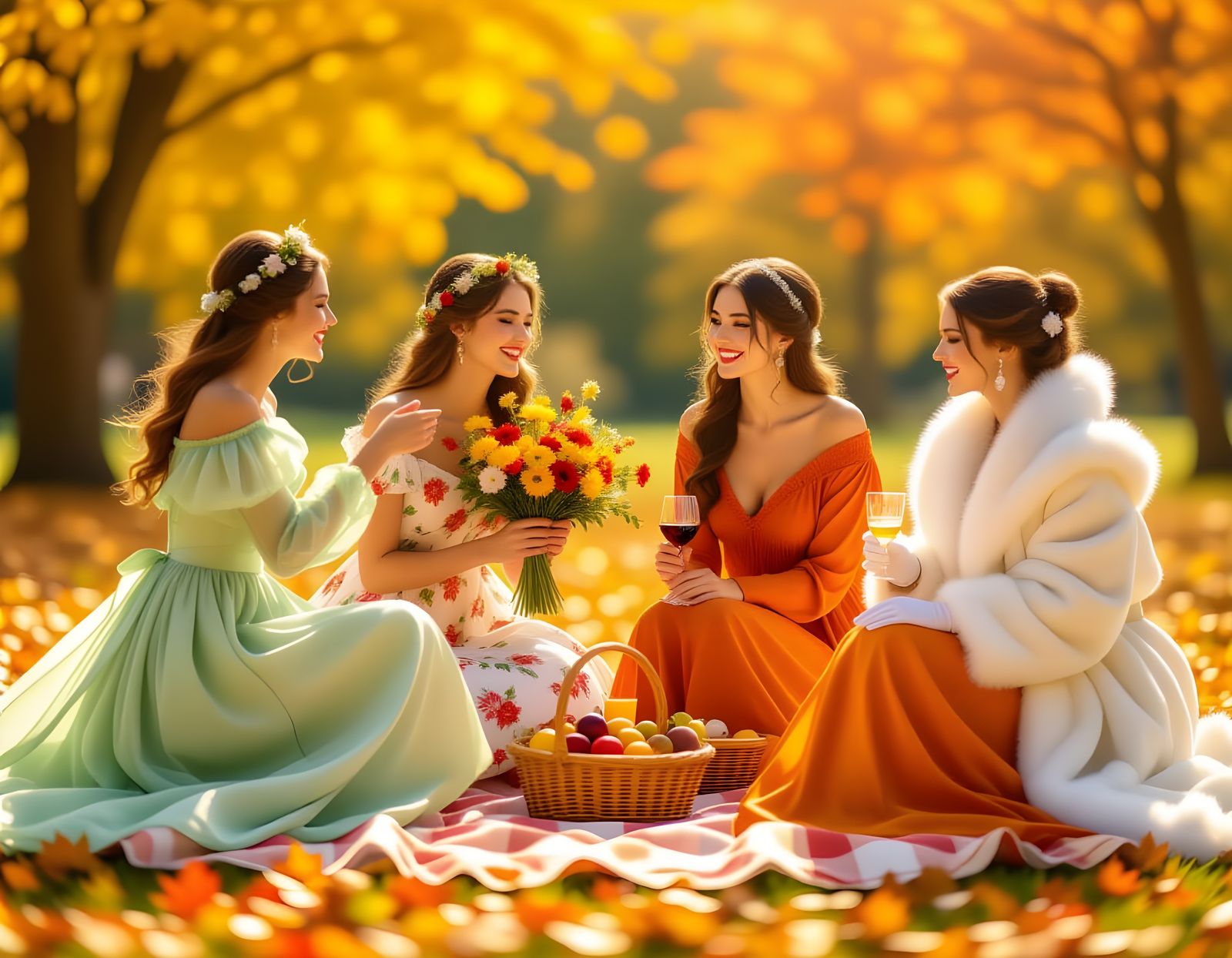 Four Seasons Ladies Picnic: Professional Photography