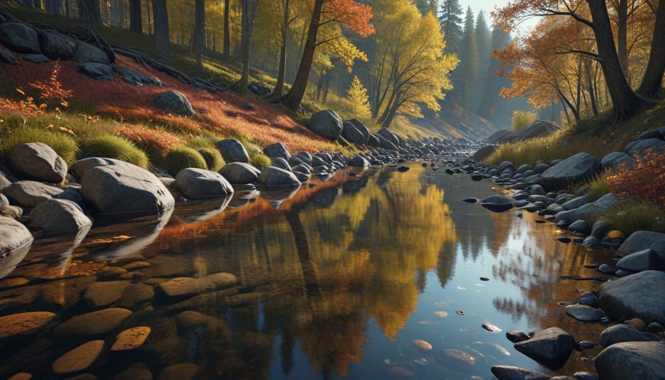 Forest Reflections in Riverstone Creek