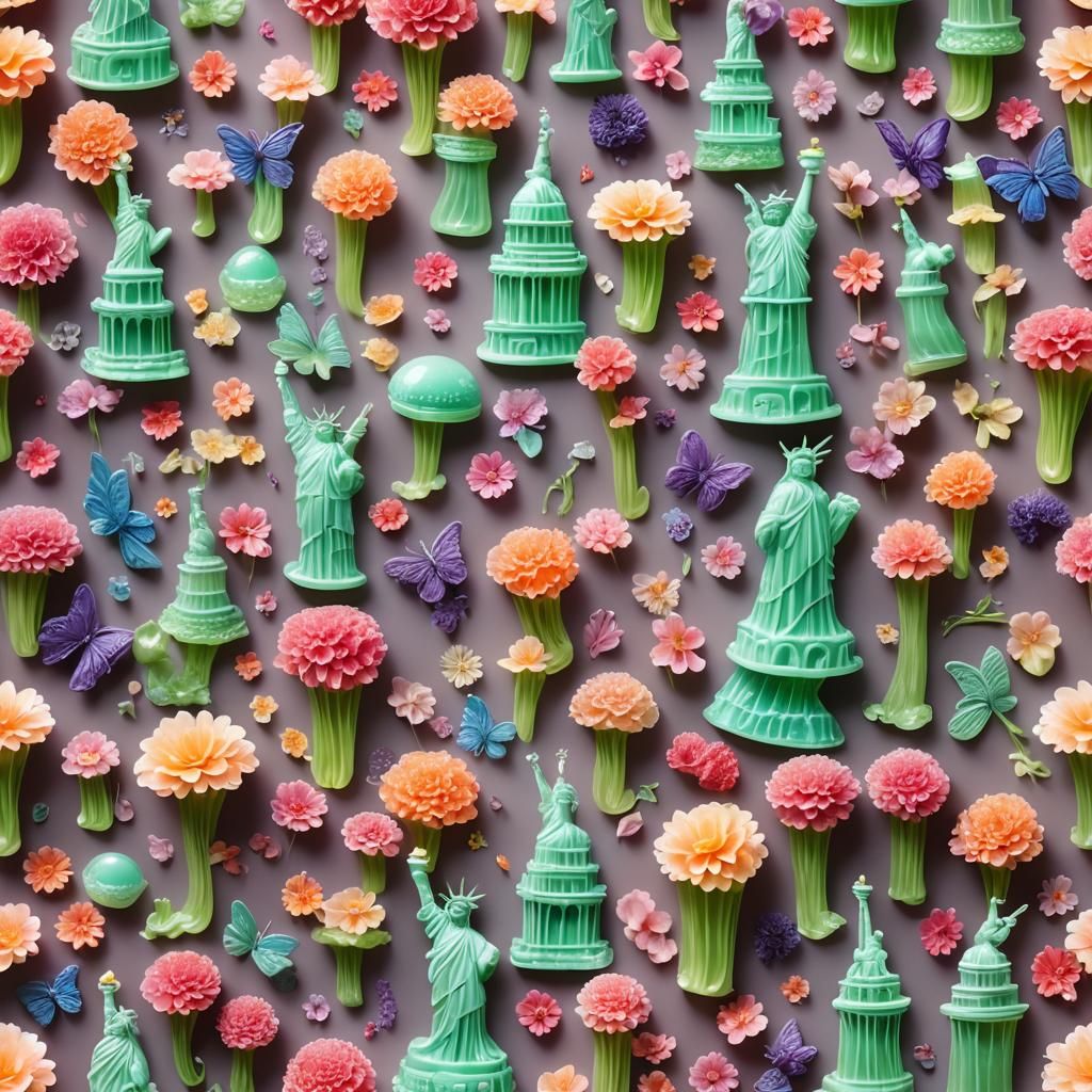 Jelly Creations: A Whimsical Garden and Landmark