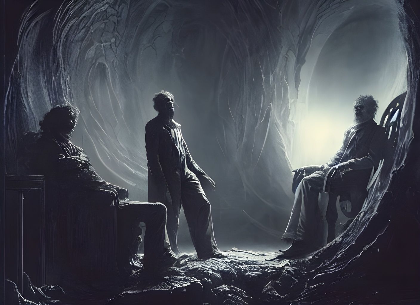 Psychiatrist in Cosmic Void: Holographic Astral Horror