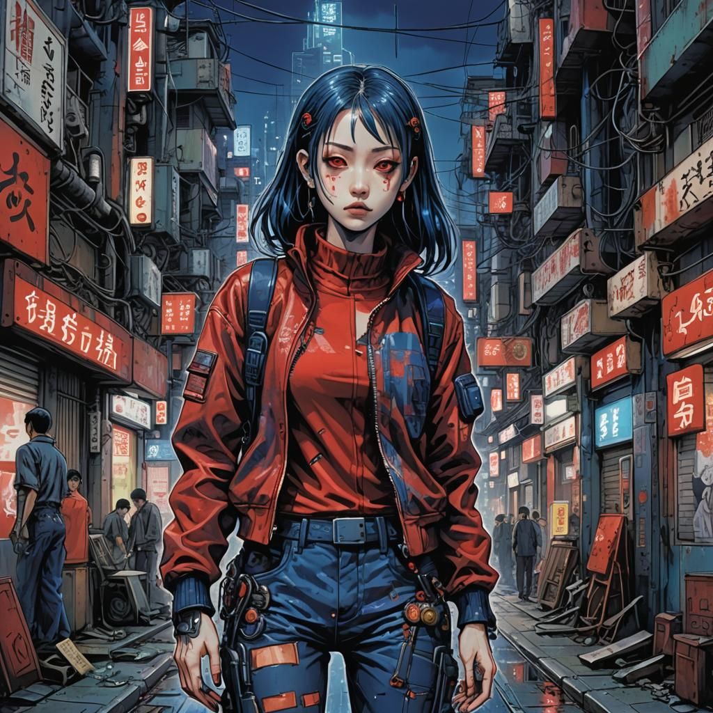 The Streets are in Distress; the Sun Suffocates Behind Darkened Skies