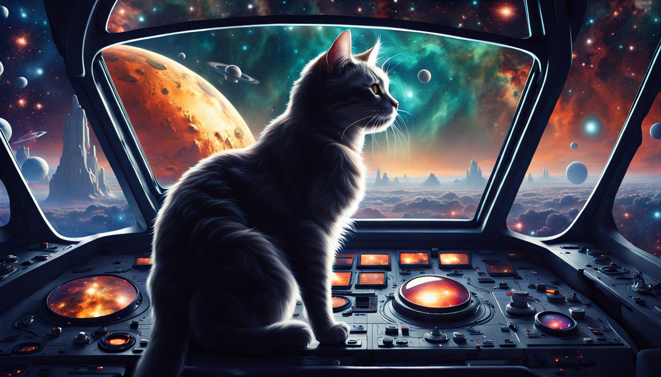 I let my cat Lora take control for awhile