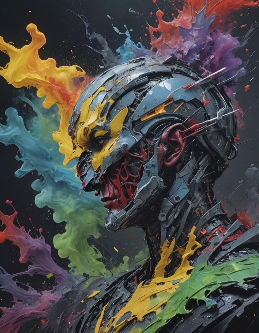 Ravishing Neofuturistic Male Fashion in Maximalist Style