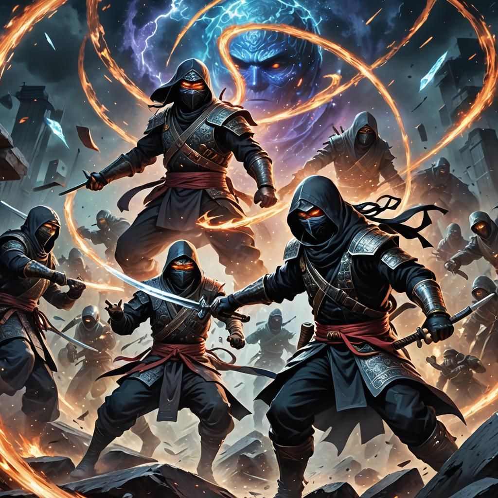 Ninja Warrior Unleashes Fury on Battlefield