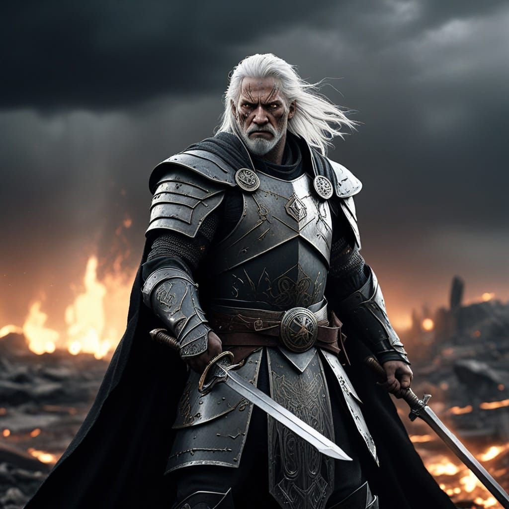 Grim Warrior on Shattered Battlefield