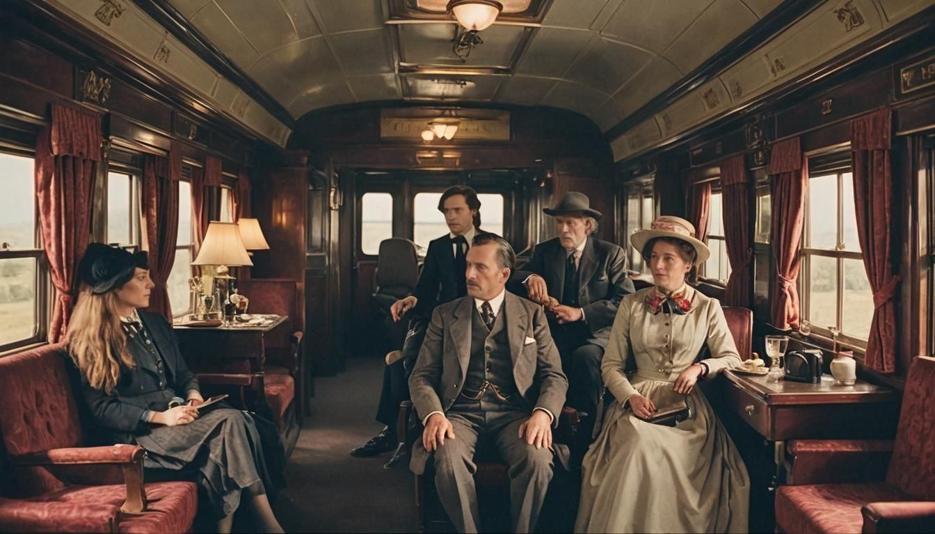 1800s Pullman train car