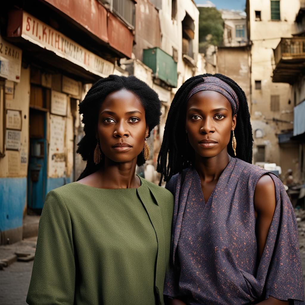 Striking Portrait of a Woman with Bokeh Effect