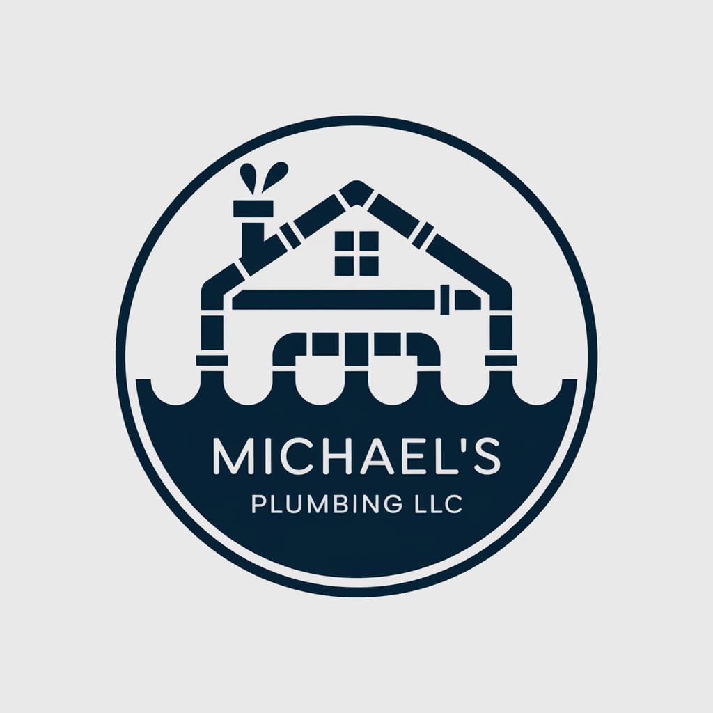 Simple Navy Blue House Logo in Circular Badge with White Bac...