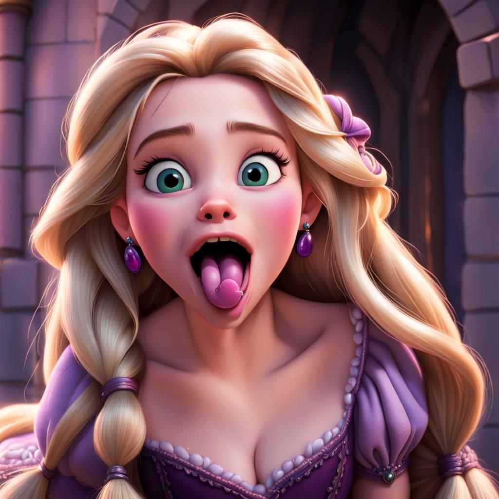 Rapunzel's Edgy Makeover: Dark Disney Style