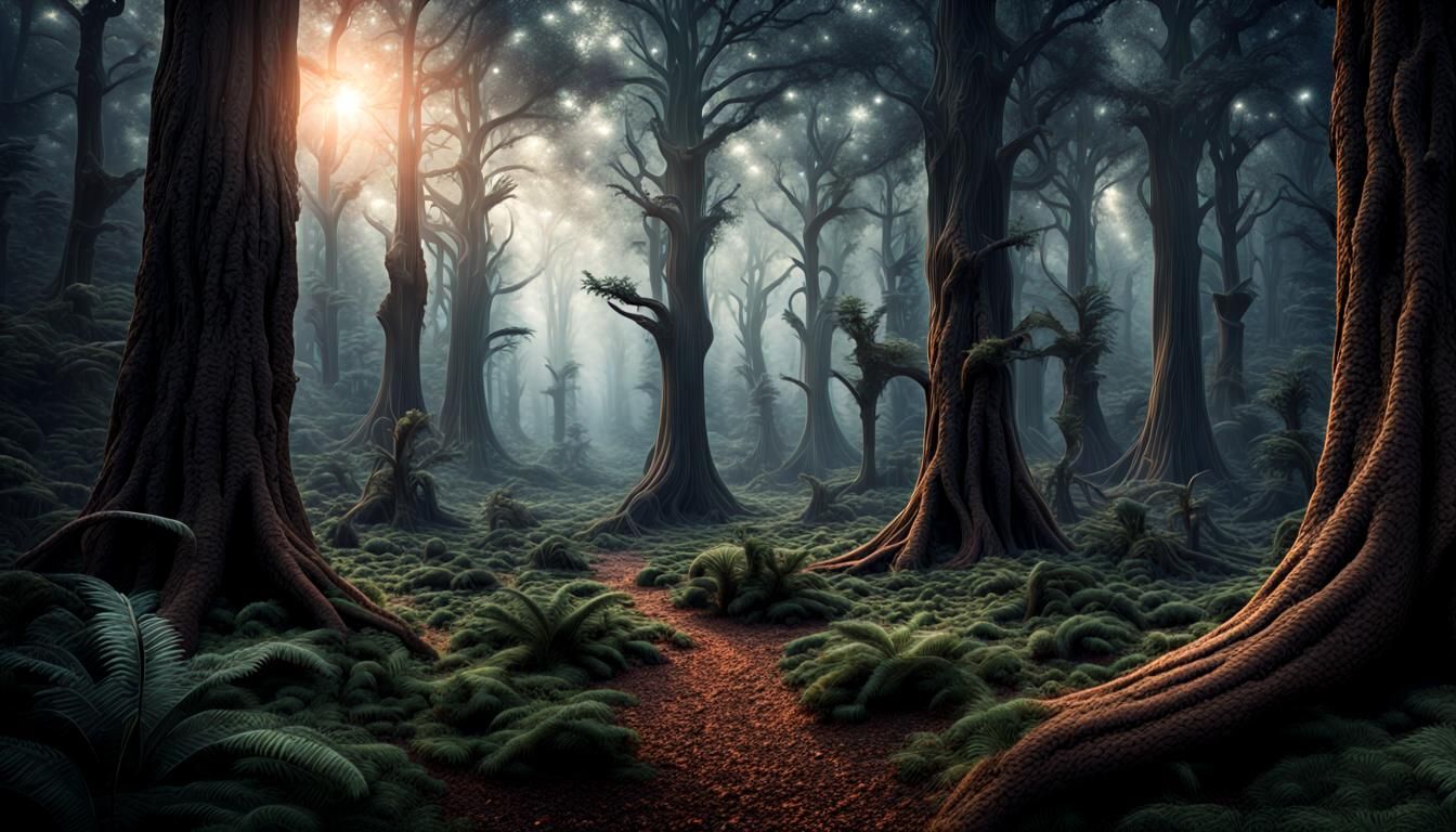 Hyperrealistic Forests of Proxima Centauri