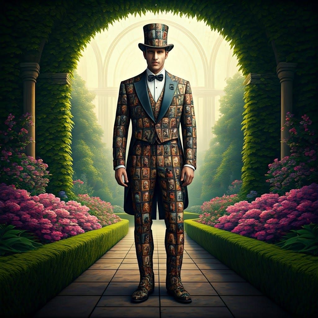 Elegant Gentleman Unveils Multifaceted Selves in Dreamlike E...