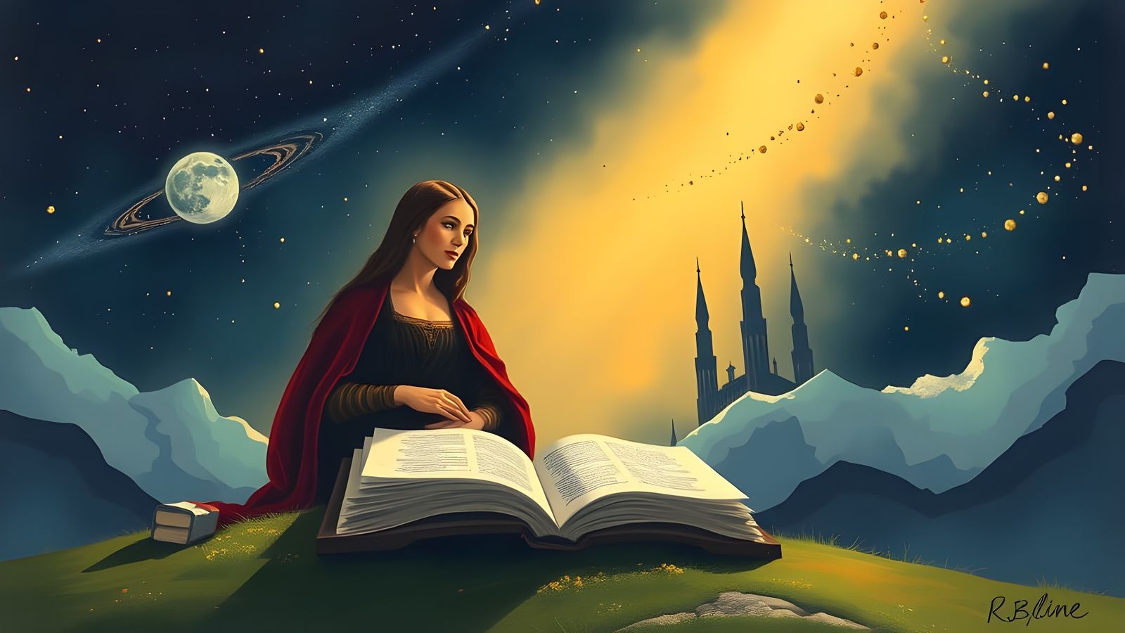 Epic Battle Scene with the Return of the Mage