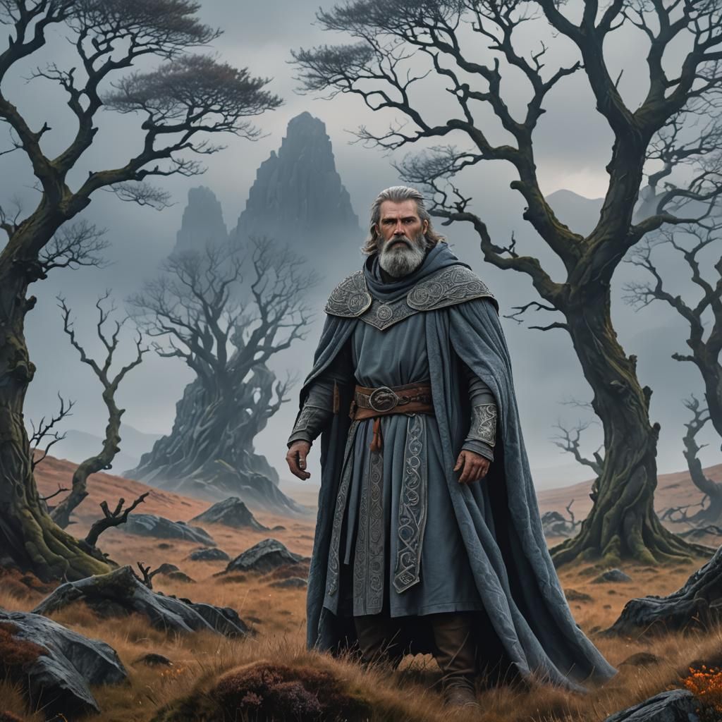 Moorland Mystic in Detailed Matte Painting