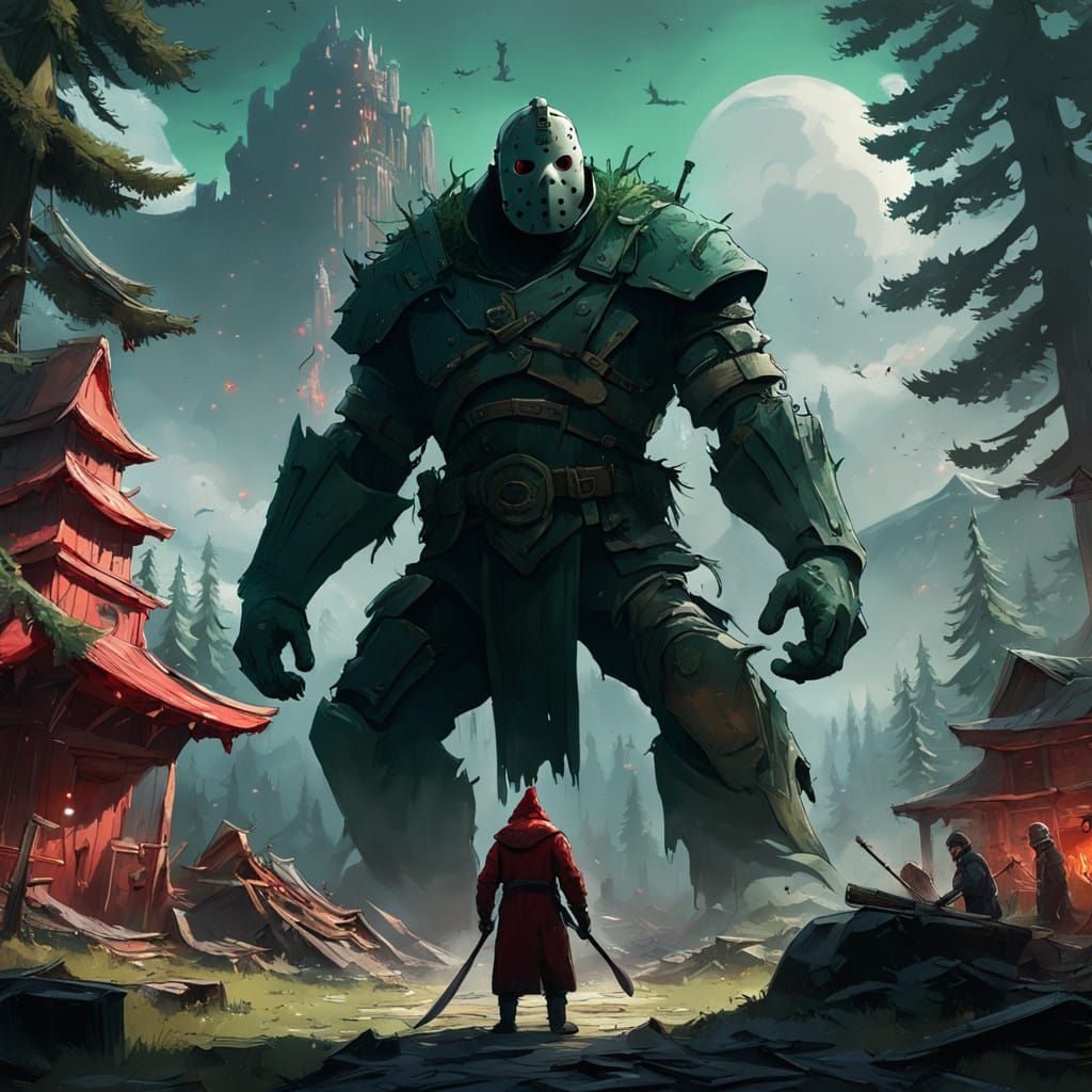 Menacing Jason Voorhees Brings Christmas Cheer in Haunting M...