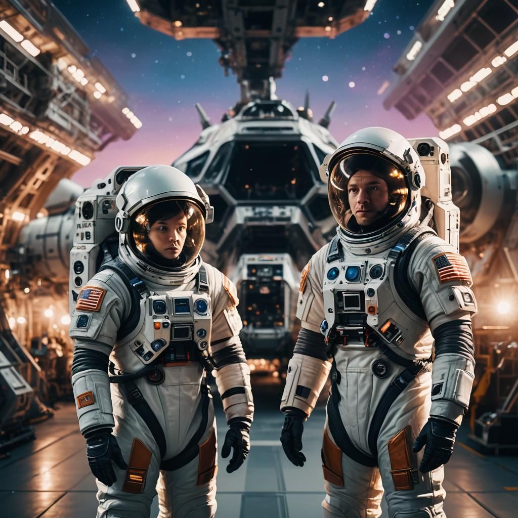 Astronauts and Spacecraft: Cinematic Portrait Photography
