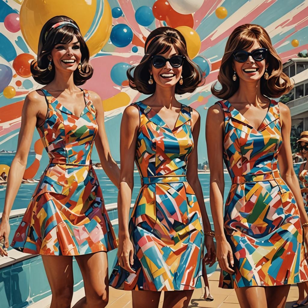 1960s Fashion: Femininity and Democracy in Splash Art
