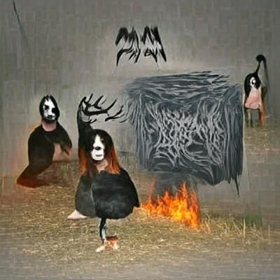 Dark Gothic Black Metal Album Cover Art