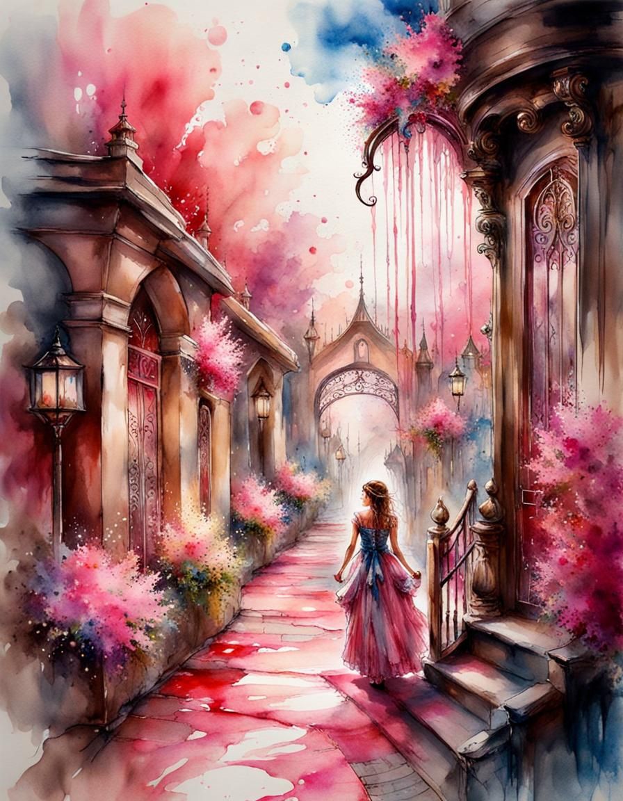 Candy Cane Gate to Cotton Candy Heaven