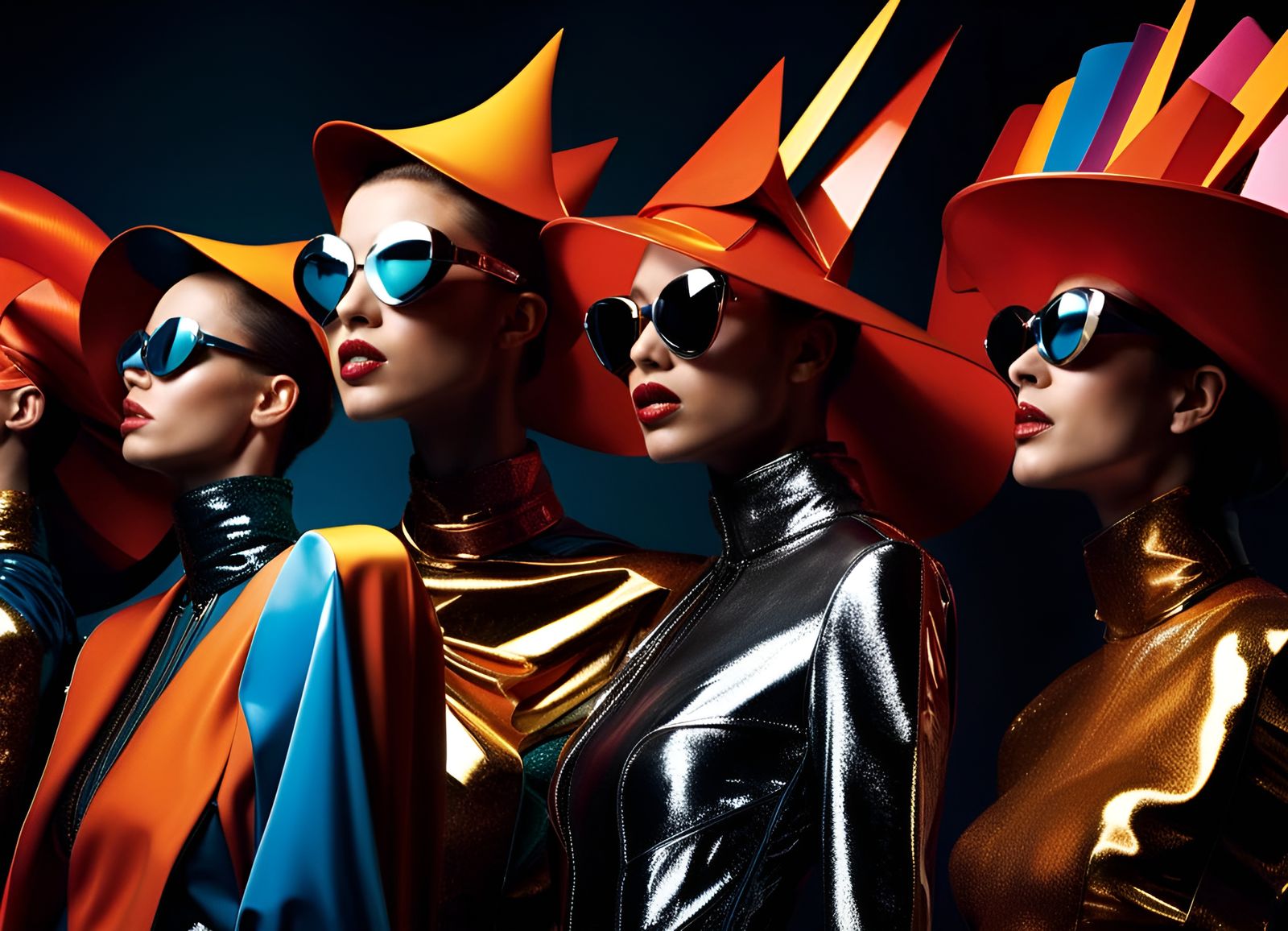 Avant-Garde Fashion Photography with Surrealist Props