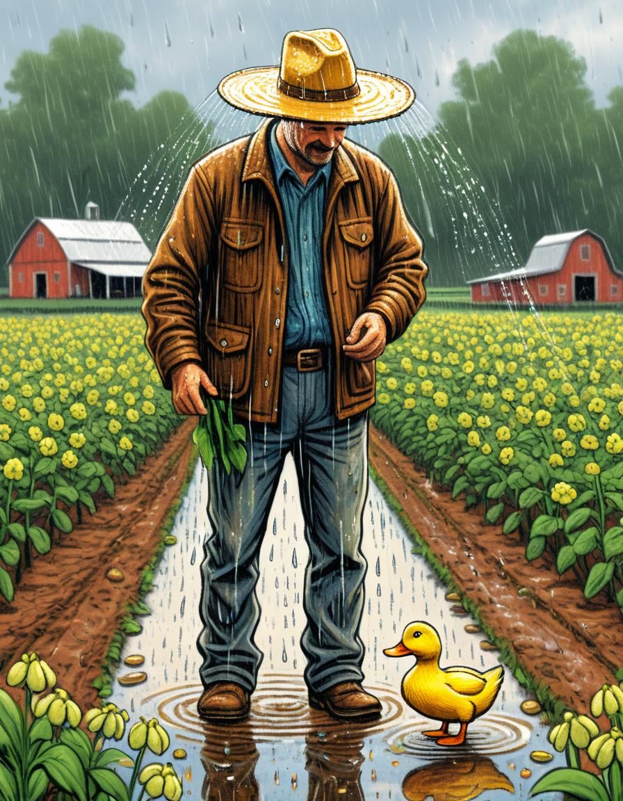 L’il Abner’s Joe Btfsplk & Rain by Al Capp