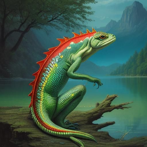 Lizard monster