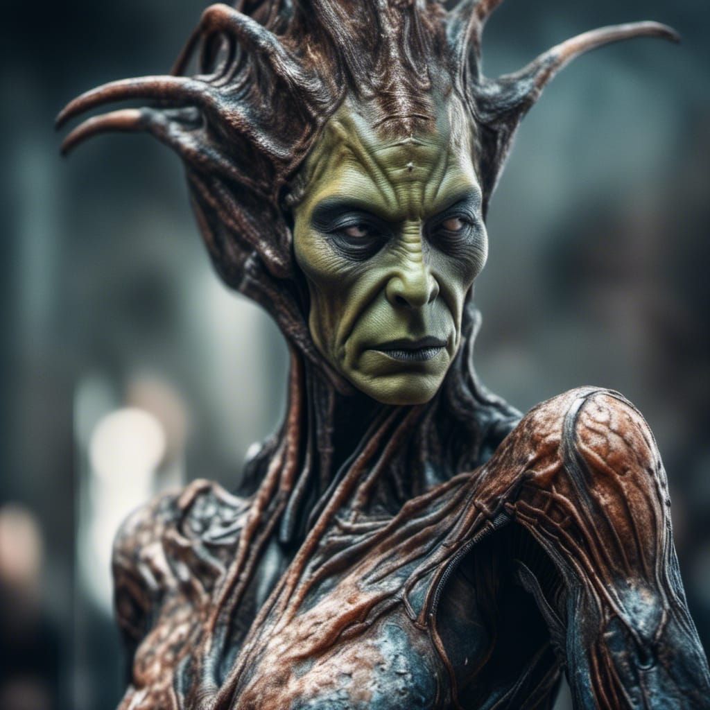 Art History Aliens Party: Hyperrealistic Character Photograp...