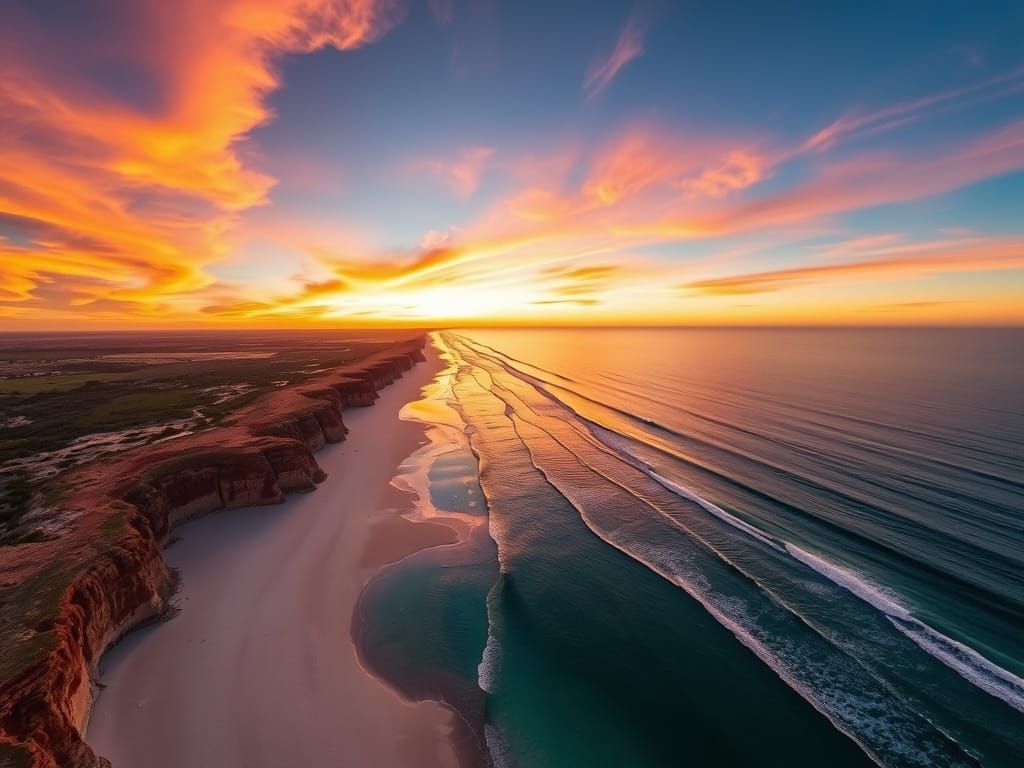 Ningaloo Coast Aerial View