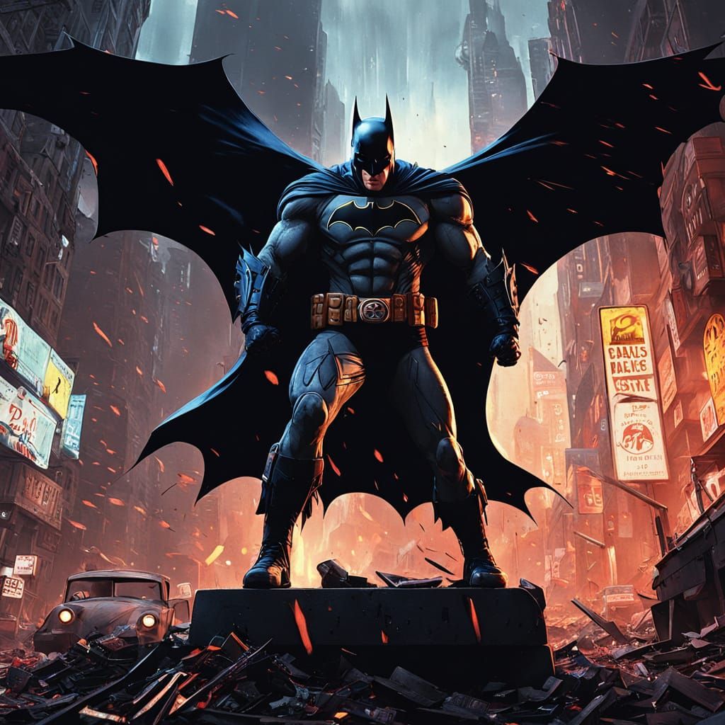 Batman and Joker Engage in Epic Urban Warfare