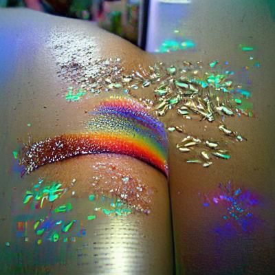 Glitter Rainbow: A Shimmering Spectacle